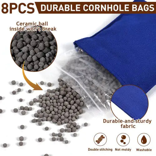 Solid Wood Cornhole Set