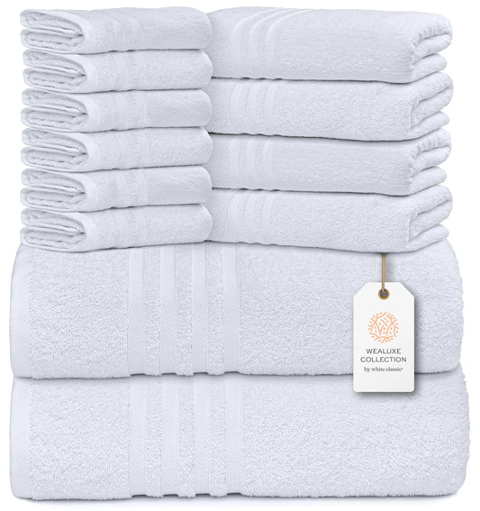 12 Pcs Bath Towel Set