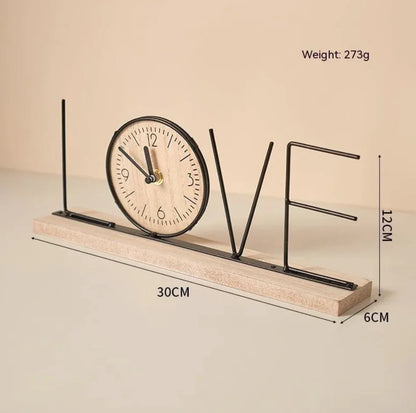 Decorative Table Clock Ornament