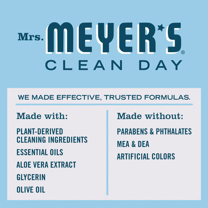 MRS. MEYER'S CLEAN DAY Liquid Hand Soap Refill, Rainwater