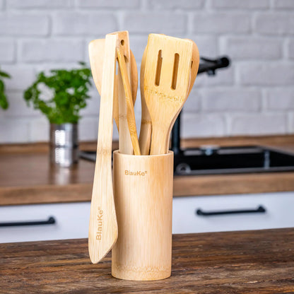 Bamboo Kitchen Utensils Set 8-Pack